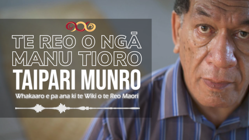 Taipari Munro - Te Wiki O Te Reo Maori